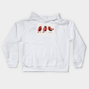 finches red Kids Hoodie